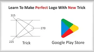 Google Play Store Logo Design in coreldraw for Beginners & Experts | Graphic Design Tutorials