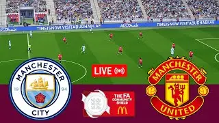 [LIVE] Manchester City vs Manchester United. FA Community Shield Final 2024 Full match - Video Game