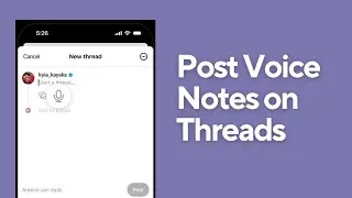 How to Post Voice Notes on Instagram Threads | 2024 New Guide