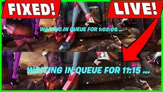 HOW TO REDUCE WAITING IN QUEU FORTNITE FIXED!