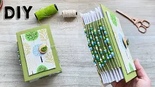 Cómo HACER una  LIBRETA Paso a Paso 📚  Scrapbooking / Encuadernación