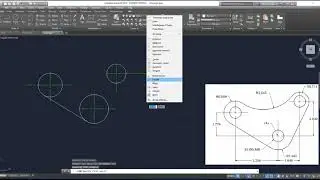 AutoCAD 2019 Geometric construction basics
