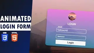 ANIMATED LOGIN FORM  USING HTML CSS in hindi | Animated Label Login Form using Html & CSS