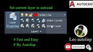 how to set current layer in autocad