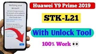 Huawei Y9 Prime 2019 Frp Unlock tool 100% Work || Huawei Stk-L21|| Frp Bypass ||