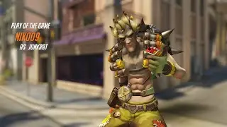 INSANE JUNKRAT ULT 4K IN OVERWATCH2 - PLAYER OF THE GAME