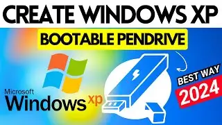 How To Create Windows XP Bootable Pendrive 2024 || Windows XP USB Installer💥