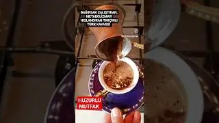 BAĞIRSAK ÇALIŞTIRAN, METABOLİZMAYI HIZLANDIRAN TARÇINLI TÜRK KAHVESİ ❗