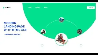 Make a Landing Page of Website with HTML CSS