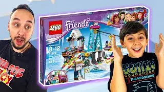 ПАПА РОБ И ЯРИК И ЛЕРА: LEGO FRIENDS - ПОДЪЁМНИК НА ГОРНОЛЫЖНОМ КУРОРТЕ НА КАНАЛЕ ПАПА ДОМА!