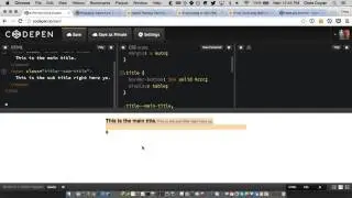 CSS-Tricks Screencast 