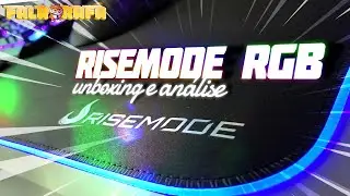 MOUSEPAD RGB RISEMOD, BOM E BARATO! 90x30cm E MUITO RGB! Review sincero