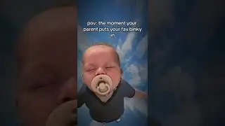 biiiiiiiig fan of a pacifier 👏