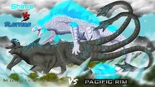 Shimo vs slattern (sticknodes animation) monsterverse vs pacific rim