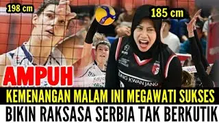 AMPUH❗Megawati Sukses Bikin Raksasa Serbia Tak Berkutik❗Red Sparks Babat Bersih 3-0‼️