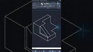 AutoCAD Isometric Drawing Exercise 16s