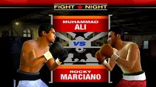 MUHAMMAD ALI vs  ROCKY MARCIANO   FIGHT NIGHT 2004 PS2 PCSX2