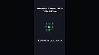 Navigation Menu Hover Using JavaScript 🤩 #shorts #navigation #menubar #navbarcss #coding #csstricks