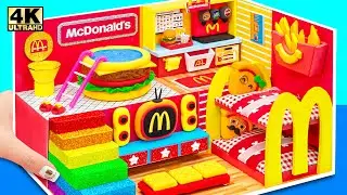 365 Days Building Miniature McDonalds Bedroom, Kitchen and MORE from Cardboard ❤️ Cardboard World