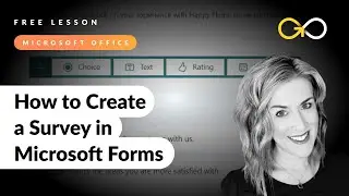 How to Create a Survey in Microsoft Forms | Free Lesson | Microsoft Forms Course