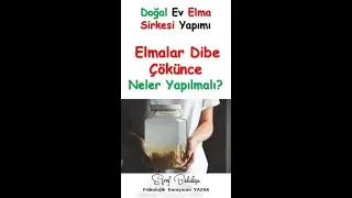 Elma Sirkesi Yapımı - Elmalar Dibe Çökünce Neler Yapılmalı (Video 4)