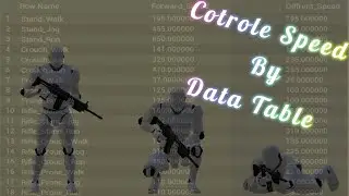 Data Table Help To Control Character Speed In Unreal Engine 5