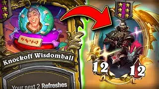 CRAZY WisdomBall Luck! | Hearthstone Battlegrounds