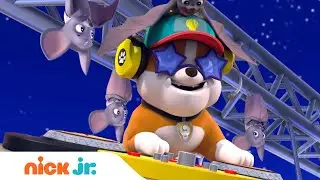 DJ Rubble Dance Party! w/ PAW Patrol Marshall, Chase & Skye | Rubble Official
