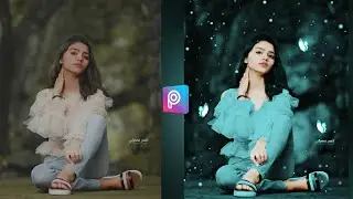 PicsArt Moody Blue Colour Editing || Dark Blue Editing || PicsArt Photo Editing || urban editz