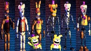 FredBears Fright ALL ANIMATRONICS [EXTRAS]