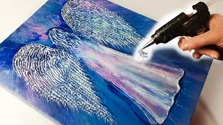INCREDIBLE Angel Glue Gun Pour! Unreal Technique! | AB Creative Tutorial