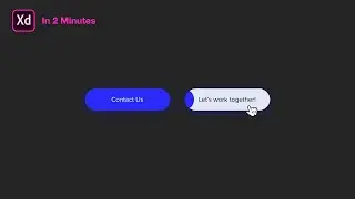 How to Create a Button Hover In 2 Minutes - Adobe XD Tutorial