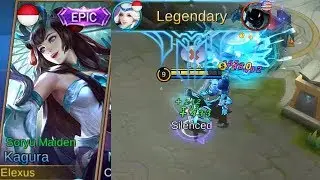 Kagura Epic Skin Soryu Maiden Full Legendary Gameplay - Mobile Legends