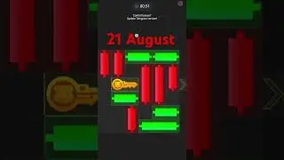 HAMSTER KOMBAT 21 AUGUST MINI GAME || #shortsvideo