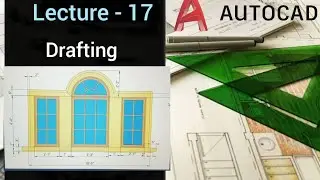 WINDOW DRAFTING IN AUTOCAD  | Draw Window in 2D Plan in AutoCAD