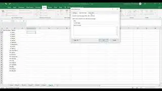 How to Create Dropdown box in excel with Define Name