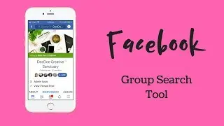 FaceBook Group Search Tool