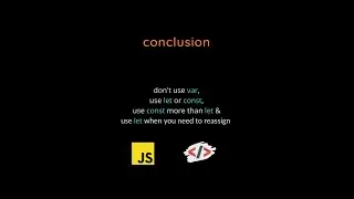 Javascript var | let | const