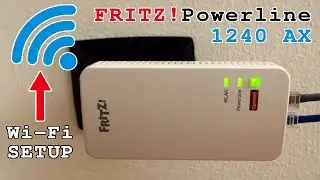 FRITZ!Powerline 1240 AX Wi-Fi 6 powerline • Wi-Fi setup