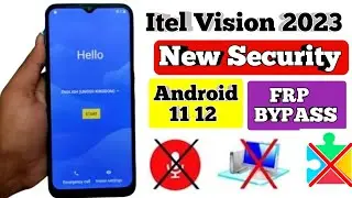 New Security Itel Vision  FRP Bypass Without PC 2023 / Google Account Lock Apps Not Open Solution