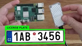 Object detection on Webcam Raspberry Pi Usb Coral | Real Time Yolov8 | License plate detection