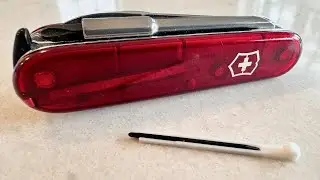 Micro screwdriver mod for the toothpick slot of my Victorinox Swiss Army Knife!