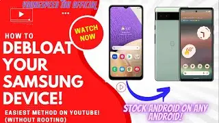 Problem Solved✅- One of the EASIEST methods to debloat ANY Samsung device! (Links Down Below⬇️)