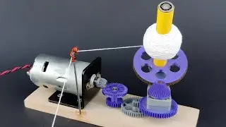 Making Thread Yarn Ball Winding Machine and BLDC Motor || 2-projects