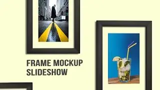 Frame Mockup Slideshow - Download After Effects Templates + Tutorial