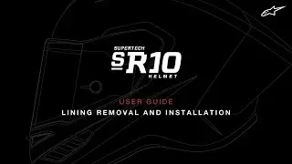 Supertech R10 Helmet User Guide | Lining Removal and Installation