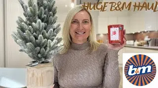 HUGE B&M HAUL | Christmas, Home, Food etc | Emma Louise