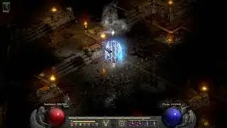 Кошмар. Победа над Мефисто. Прохождение Волшебницей Diablo II: Resurrected на сложности кошмар.