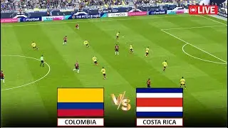 🔴LIVE :  COLOMBIA vs COSTA RICA I COPA AMERICA 2024 I LIVE FOOTBALL MATCH TODAY I EFootball Pes 21