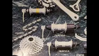 Shimano 1995 Gold label parallax front hub HB-M738